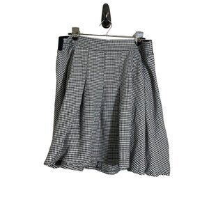 Torrid Houndstooth Preppy Skirt 14 Black Academia Classic Old Money Retro Grunge